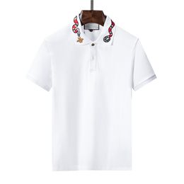 Mens Stylist Polo Shirts Luxury Italy Men Clothes Short Sleeve Fashion Casual Men's Summer G T Shirt Many Colours are available Size M-3XL VS01