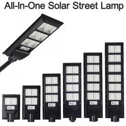 500W Solar Street Lights Outdoor Led Security Flood Lights Motion Sensor IP65 Waterproof Dusk Dawn Solar Light Lamp Remote Control Garden Yard Basketball usalight