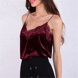 Women's Tanks Camis Women Lace Top Sexy Women Female Solid Silk Sexy Evening Tops Camis Satin Tank Top Party Club Summer Female Blouse W3 230317