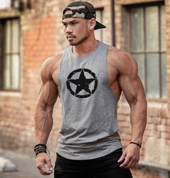 Men's Tank Tops scle Cotton Gym Tank Tops Men Sleeveless Tanktops For Boys Bodybuilding Cloing Undershirt Fitness Stringer workout V Z0320