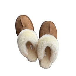 2023 Hot sell AUS Classic Warm slippers designer new Thick bottom 51250 Tazz slipperss goat skin sheepskin snow boots short women boots keep warms shoes