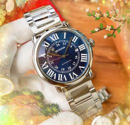 Digital Number Roman automatic mechanical movement watch 40mm 904L stainless steel sapphire glass Self-wind Fashion Full Function Classic Wristwatches Gifts