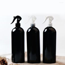 Storage Bottles 5pcs 1L Big Size Empty Black PET With Trigger Spray Bottle Cosmetics Container 1000ml Household Cleaning