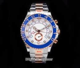 GM Factory Mens Watch Super Quality 904 Steel Chronograph Workin Watches 44mm 116681 18k Yellow Gold Ceramic Bezel CAL.4161 Movement Automatic Men's Wristwatches