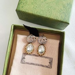 Designer new fashion letter earrings female designer pearl earrings female G earrings women's first choice new boutiqueGG