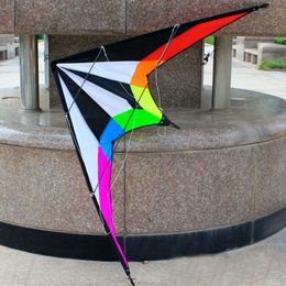 Kite Accessories Outdoor Fun Sports 4871 Inch Dual Line Power Stunt s Triangle For Adults With Handle And Good Flying 230320