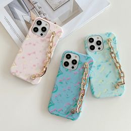 Designer Phone Cases for IPhone 13Pro Max 13 13pro Case 14promax 14Plus 14pro 12promax 12pro 11pro X XR XSMAX 7 8 Plus with gold chain