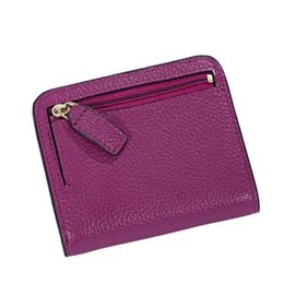 Wallets Fashion Split Leather Women Wallets Mini Purse Lady Small Leather Wallet with Coin Pocket G230308