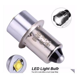 Led Bulbs Upgrade Bb 3W 18V P13.5S Pr2 Base Replacement Bbs For Torch Lights Flashlight Work Light Caddd Cells Drop Delivery Lighting Dhg0N