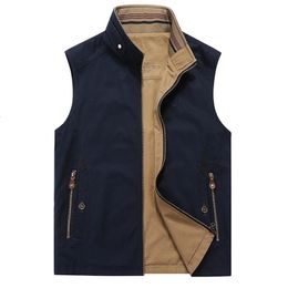 Men's Vests Man Dress Up Formal Vest Gentleman Sleeveless Releases Army Male Clothes Black Waistcoat Sack Social Luxury 230320