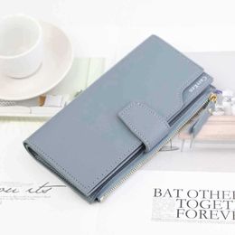 Wallets Free Shipping Purse Fashion Three-fold Female Wallet Bag Zipper Long Wallet Women Clutch Bag Wallet With Lanyard Dropshiping G230308