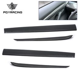 Dashboard Panel Trim For Tesla Model 3 2022-2021 ABS Glossy Carbon Fiber Pattern Dashboard Cover Decorative Wrap Cap for Tesla Innner Accessories PQY-FBL32