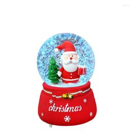 Decorative Figurines Christmas Bulb Decorations Ball Set Crystal Rotating Music Pole Statue Large Outdoor Baths And Garden Sculptures