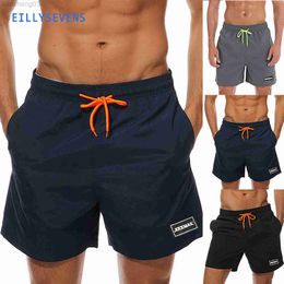 Men's Shorts Men'S Swim Trunks 2023 Summer Quick Dry Beach Swimming Board Shorts Bathing Suit Man Mesh Lining Trunks Male Homme W0320