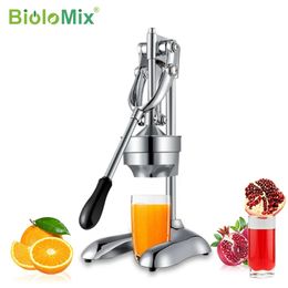 Fruit Vegetable Tools Stainless Steel Citrus s Squeezer Orange Lemon Juicer Pressing Machine Press Home commercial 230320