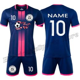 Running Sets 22 Children Football Jerseys Men Boys Soccer Clothes Sets Short Sleeve Kids Football Uniforms Adult Kids Soccer Tracksuit Jersey 230317