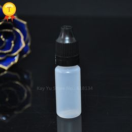 2500pcs packing bottles liquid bottle 10ml plastic bottle with long thin tip and childproof and tamper evident cap