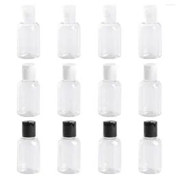 Storage Bottles Shampoo Empty Pump Soap Dispenser Vial Clear Hand Sample Makeup Dispensers Travel Transparent Essence Jar