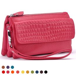 Evening Bags Stone pattern Genuine leather Women evening clutch bags ladies wallet woman purse shoulder bag crossbody for female 230320