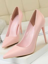Sandals 2023 Women Pumps Suede High Heels Shoes Fashion Office Stiletto Party Female Comfort Heel