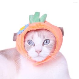 Dog Apparel Pet Hat Fine Texture Cat Headgear Carrot Headwear Puppy Cosplay Costume