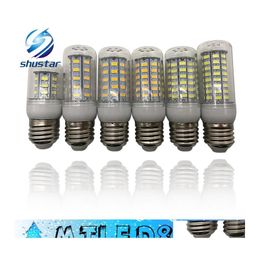 Led Bulbs Smd5730 E27 E14 G9 Gu10 Lamp 7W 12W 15W 18W 220V 110V 360 Angle 5730 Tra Bright Corn Bb Light Chandelier Lamps Drop Delive Dhvfc