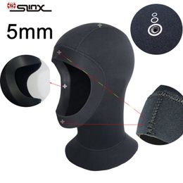 Swimming caps 1pc SLINX 5mm neoprene dive hood cap for scuba diving cold water scuba dive sports Cap Waterproof keep warming Brand 230320