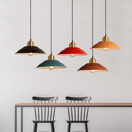 Pendant Lamps Modern Iron Lamp Single-headed Creative Personality Restaurant Dessert Store Pot Lighting