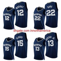 City Jersey Ja Morant #12 Desmond Bane #2 Dillon Brooks #24 Jackson JR. #13 2021-22 Basketball jerseys in stock