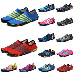 Schnell trocknende Aqua-Schuhe, Übergröße, rutschfeste Turnschuhe, Blau, für Damen und Herren, atmungsaktive Schuhe, leichte Surf-Strand-Turnschuhe