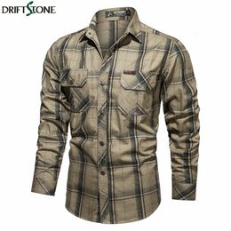 Men's Casual Shirts Autumn Men's Military Tactical Shirt Cotton Men's Combat Army Shirts Plus Size 4XL Long Sleeve camisa militar Male Shirt 230317