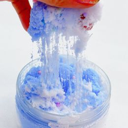 12pcs/lot Colourful Fruit Slime Cartoon Crystal Mud Toys Fluffy Foam Soft Polymer Plasticine Cloud Clay Educational Toy 1991