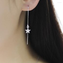 Dangle Earrings Fashion Boucles Long Star Chain Tassel Ear Line Drop Earring Women Jewelry Pendientes Brincos Mujer Oorbellen