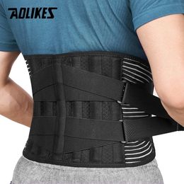 Slimming Belt AOLIKES Double Pull Back Lumbar Support Belt Waist Orthopaedic Corset Spine Decompression Waist Trainer Brace Back Pain Relief 230317