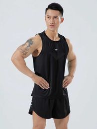 Men's Tank Tops Mens Qui Dry Breaable V Lightweight Running Gym Sleeveless Shirt Fitness Sports Tight Compression Tshirts Tee Tops Z0320