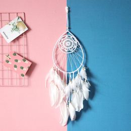 Decorative Figurines Objects & Creative Water Drop Dream Catcher Wall Hangings Girl Room Wind Chimes Home Decor Car Decoration Birthday Gift