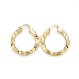 Hoop Earrings Kissitty 5 Pairs Gold Colour Plated Rack Plating Brass Huggie For Women Drop Jewellery Findings Gift