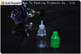 packing bottles 2500pcs PET 5ML Plastic Dropper Bottles With Tamper Childproof Cap, Clear E Liquid Bottles