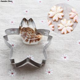 Baking Moulds 1PC Flower Series Sakura Cake Cookie Fondant Decorating Tools Cherry Blossoms Cutter