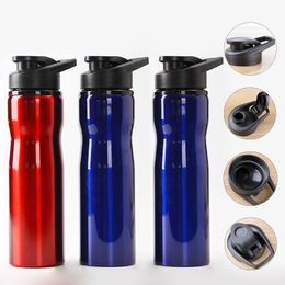 Water Bottles 750ML Stainless Steel 304 Sports Outdoor Mountaineering Kettle With Baking Print Portable My Water Bottle With Handle Lid 230320