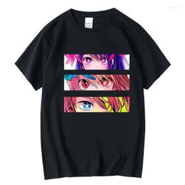 Women's T Shirts Women Print Female Tops Tee Oshi No Ko Tshirt Cotton Fashion Casual Cartoon O-neck Ladies Graphic T-Shirt Clothes