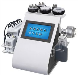 Portable 40k Cavitation Machine Ultrasonic 6 in 1 RF Parts Fat Removal Slimming Machine With Laser Pads Beauty Machine