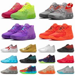 2023 MB.01 Fashion Basketball Shoes Outdoor Rick and Morty Purple Cat Galaxy Mens LaMelo Ball 1 Sneakers Trainers Beige Queen City Not From Here