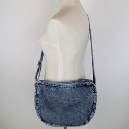 Evening Bags Fashion Vintage Jeans Hobos Simple Denim Women Hand Crossbody Messager purse Shoulder Bag carteira bolsa feminina 230320