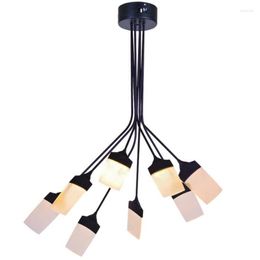 Pendant Lamps Nordic Creative Personality LED Chandelier Light Guide Plate El Living Room Study Bedroom Dining Lighting