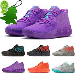 OG Boots Shoes l 2023 LaMelo Ball 1 MB.01 Men Basketball Shoes Sneaker Black Blast Buzz City LO UFO Not From Here Queen City Rick and