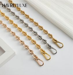 Bag Parts Accessories Chain Donut Geometric Lucky Transformation Underarm Metal Shoulder Strap 230320