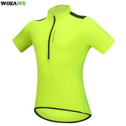 Racing Jackets WOSAWE Cycling Jersey Pro Team Summer Road Bike Clothes Jerseys Motocross Sportwear Clothing Bicycle Outdoor