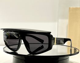 6177 Black Dark Grey Visor Sunglasses for Women Men Shield Sporty Glasses Designers Sunglasses Shades UV400 Eyewear wth Box