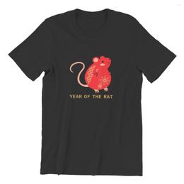 Men's T Shirts T-shirts Year Of The Rat 2023 Chinese R Zodiac T-Shirt Print Games Cute Graphic 4XL 5XL 6XL Mens 32144